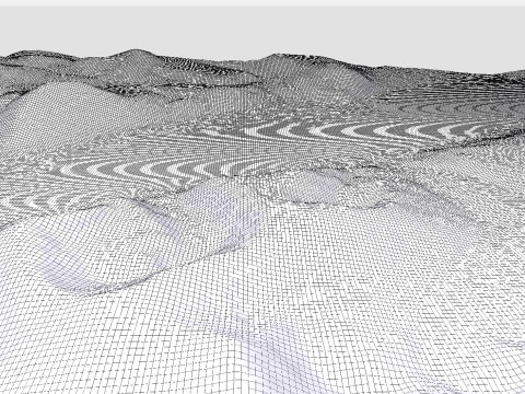 River Jiuma Co Gegye Ngari China 3D Model