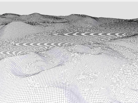 River Jiuma Co Gegye Ngari China 3D Model