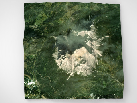 Mountain landscape Pelmo Venice Italy Modèle 3D