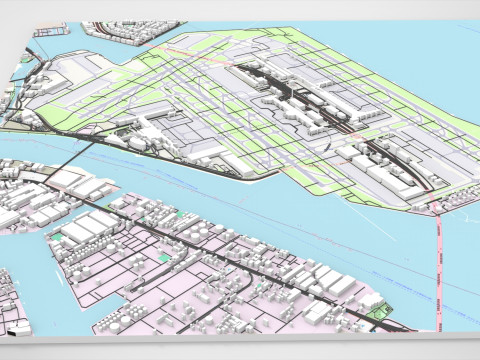 Tokyo International Airport Japan 3D-Modell