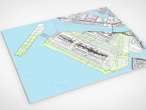 Tokyo International Airport Japan 3D-Modell