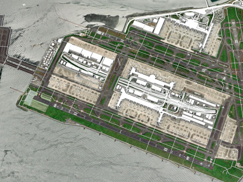 Tokyo International Airport Japan 3D-Modell