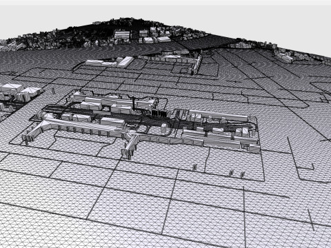 Tokyo International Airport Japan 3D-Modell