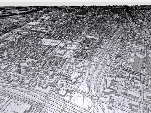 Cityscape Oakland California United States Modèle 3D