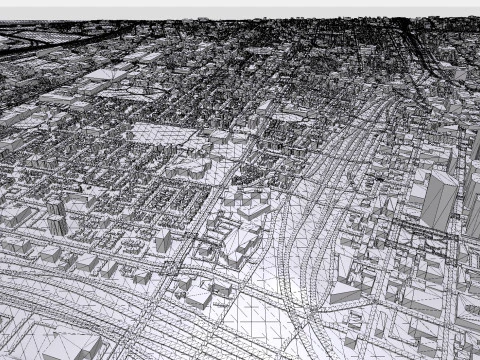都市景観オークランド カリフォルニア州アメリカ合衆国 3Dモデル