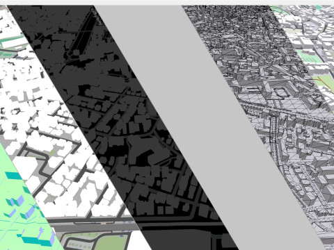 Cityscape Pistoia Tuscany Italy 3D Модель