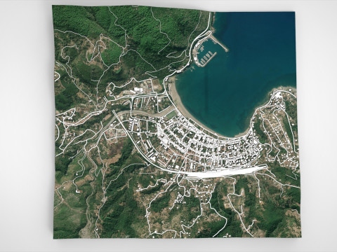 Cityscape Sapri Italy 3D Model