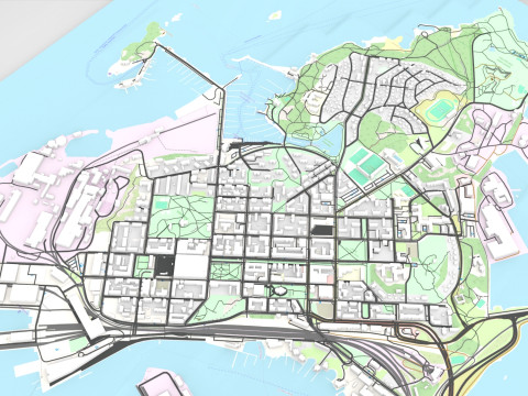 Cityscape Kotka Finland Modelo 3D