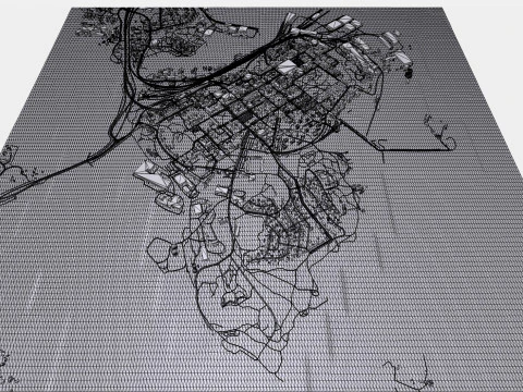 Cityscape Kotka Finland 3D Model