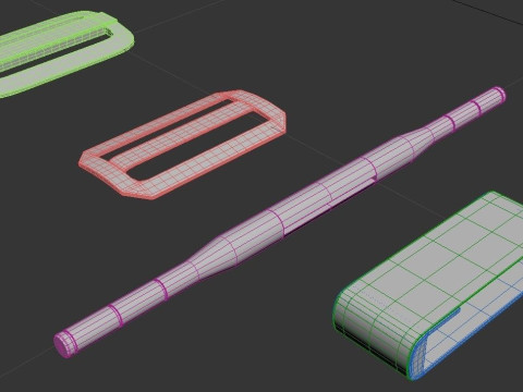 Elastic Bandage Tourniquet 3D Model