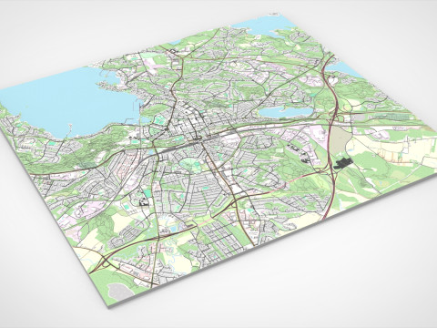 Cityscape Lahti Finland 3D Model