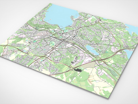 Cityscape Lahti Finland 3D Model