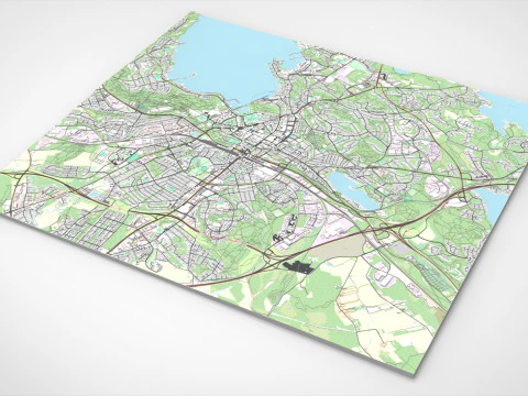 Cityscape Lahti Finland 3D Model