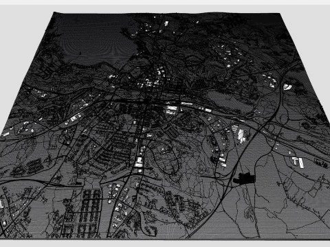 Cityscape Lahti Finland 3D Model