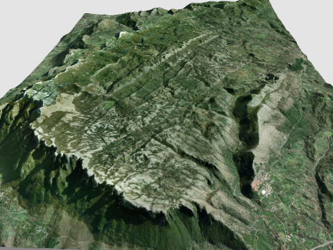 Mountain landscape Panormo Italy 3D मॉडल