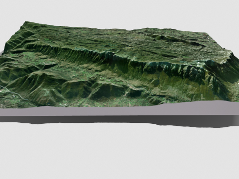Mountain landscape Panormo Italy 3D मॉडल