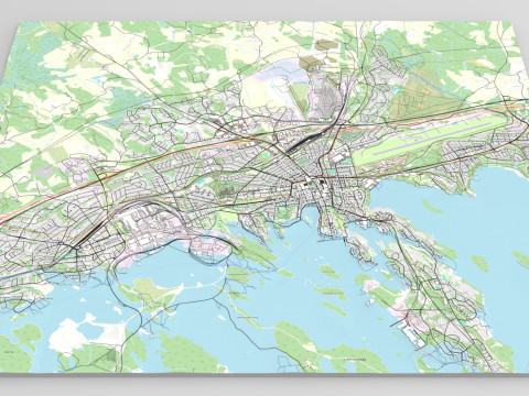 Cityscape Lappeenranta Finland 3D Model