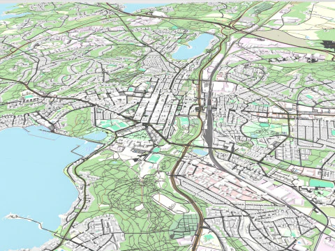Cityscape Lappeenranta Finland 3D Model