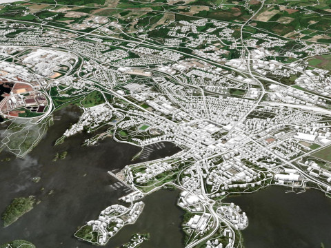 Cityscape Lappeenranta Finland 3D मॉडल