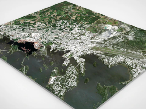 Cityscape Lappeenranta Finland 3D Model