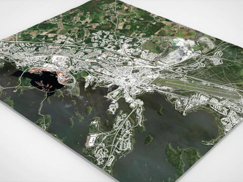 Cityscape Lappeenranta Finland 3D Model