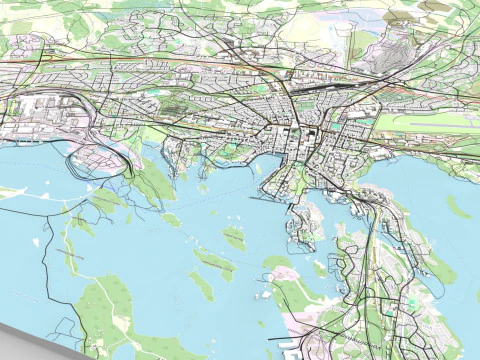 Cityscape Lappeenranta Finland 3D Model