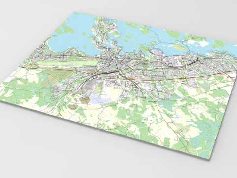 Cityscape Lappeenranta Finland 3D Model