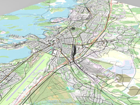 Cityscape Lappeenranta Finland 3D Model