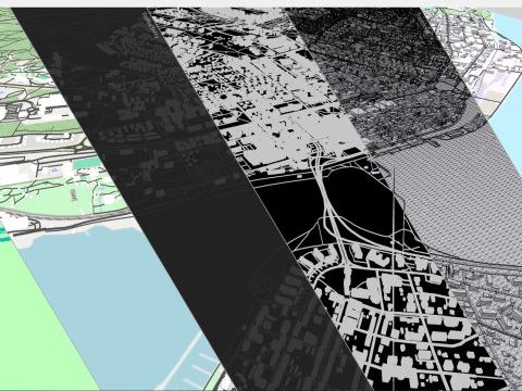 Cityscape Ostersund Sweden 3D Model