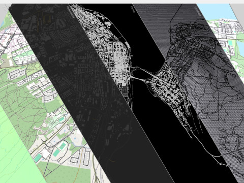 Cityscape Ostersund Sweden 3D Model