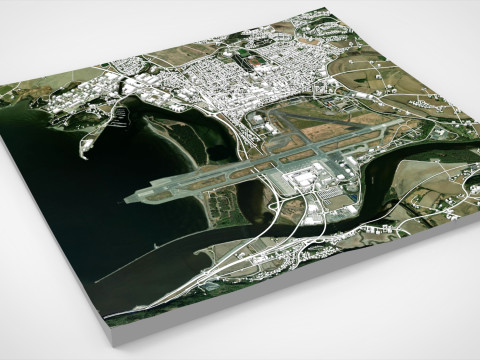 Cityscape Stjordal Norway 3D Modell