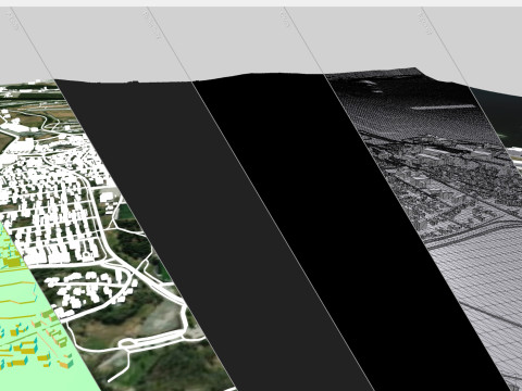 Cityscape Stjordal Norway 3D Modell