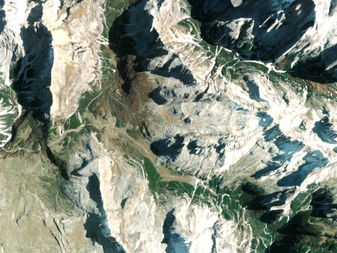 Mountain landscape Piz Parom Italy 3Dモデル