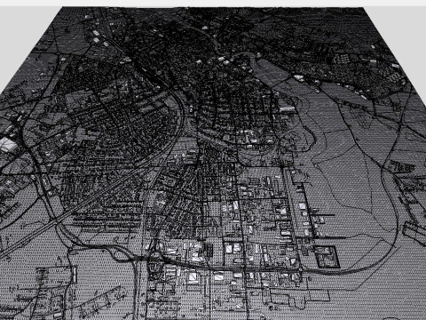 Cityscape Tartu Estonia 3D Model