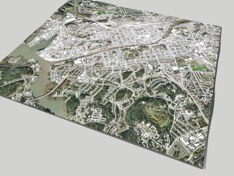 Cityscape Turku Finland 3D Model