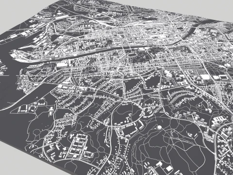 Cityscape Turku Finland 3D Model