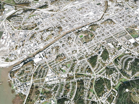 Cityscape Turku Finland 3D Модель