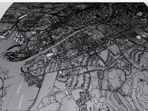 Cityscape Turku Finland 3D Model