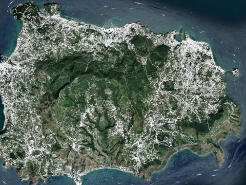 Island Ischia Tyrrhenian Sea Italy 3D Model