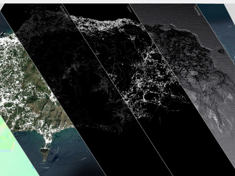 Island Ischia Tyrrhenian Sea Italy 3D Model