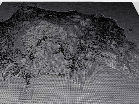 Island Ischia Tyrrhenian Sea Italy Modello 3D