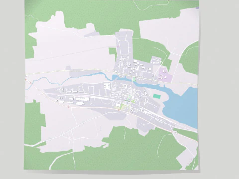 Cityscape Svenstavik Sweden 3D Model