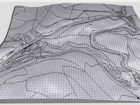 Circuit de Spa-Francorchamps Belgium 3Dモデル