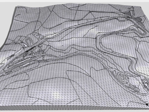 Circuit de Spa-Francorchamps Belgium 3D Model