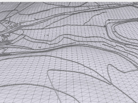 Circuit de Spa-Francorchamps Belgium 3Dモデル