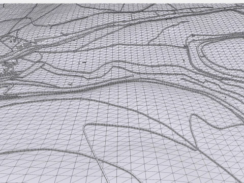 Circuit de Spa-Francorchamps Belgium 3D Model