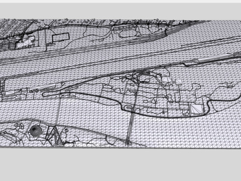 The Circuit Gilles Villeneuve Montreal Canada 3D Model