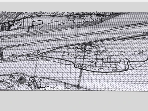 The Circuit Gilles Villeneuve Montreal Canada 3D Model