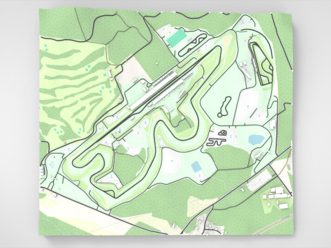 Fuji Speedway Mount Fuji Shizuoka Prefecture Japan 3D 모델