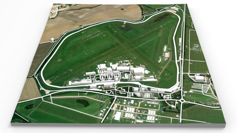 Goodwood Motor Circuit Chichester United Kingdom 3Dモデル .c4d .max .obj .3ds .fbx .stl .blend 